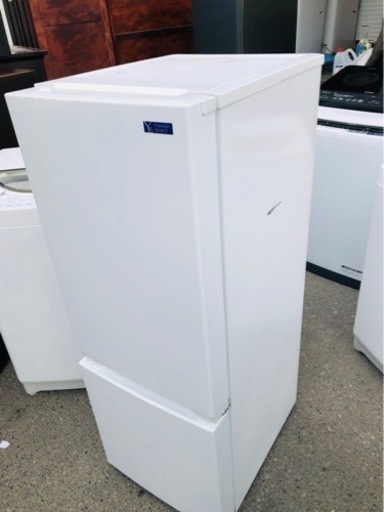 福岡市内配送設置無料　2019年式　ヤマダ電機 2ドア冷蔵庫 (156L・右開き) ホワイト YRZF15G1