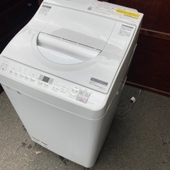 福岡市内配送設置無料 2019年式 ES-TX5C-S 縦型洗濯乾燥