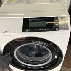 福岡市内配送設置無料　日立 HITACHI BD-S8700L-W [ビッグドラムスリム ななめ型ドラム式洗濯乾燥機（10.0kg） 左開き 自動お掃除搭載 ピュアホワイト]