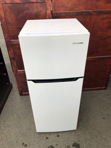 福岡市内配送無料　ハイセンス 【右開き】120L 2ドアノンフロン冷蔵庫 エディオンオリジナル ホワイト HR-B1201