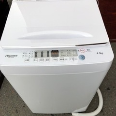 福岡市内配送設置無料　2021年式　ハイセンス 全自動 洗濯機 ...