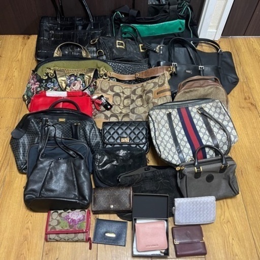 23点まとめ。ルイヴィトン■ GUCCI■Coach ■FENDI■CHARLES \u0026 KEITH■人気■バッグ■財布■小物