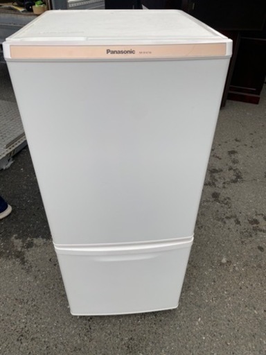 福岡市内配送無料　Panasonic 2ドア冷蔵庫 138L ホワイト NR-B147W-W