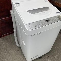 福岡市内配送設置無料　2019年式　ES-TX5C-S 縦型洗濯...
