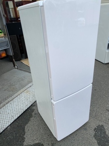 福岡市内配送無料　2022年式　冷蔵庫 ホワイト JR-NF173C-W [173L /2ドア /右開きタイプ]