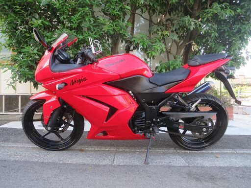 カワサキ ニンジャ250R 実働中古美車 社外マフラー バッテリーフル充電