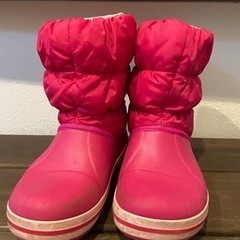 クロックス　19㎝　ピンク　スノーブーツ　kids 子供　靴