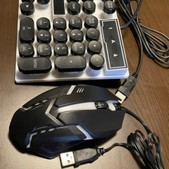 【新品同様】ゲーミングキーボード&マウスセット