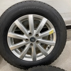 決まりました。スタッドレス　トーヨー195/65R15   22年製バリ山　PCD100