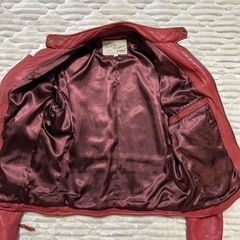 希少品avirex アビレックス プリントライダース レザージャケット Mサイズ