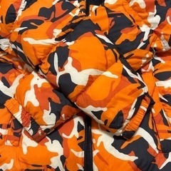 極美品　the north face ノースフェイス ノベルティーヌプシダウンジャケット　オレンジ色　Lサイズ