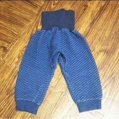 【ネット決済】腹巻付きキルトパジャマ ズボン 90cm