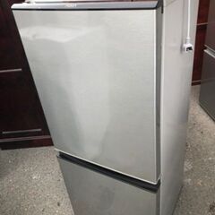 福岡市内配送設置　2019年式　AQR-J13H-S アクア 126L 2ドア冷蔵庫 シルバー AQUA and Smart AQR-13H-S のJoshinオリジナルモデル