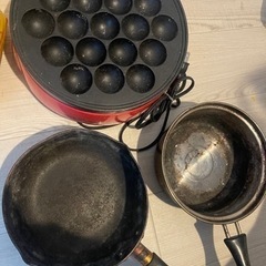 たこ焼き器、フライパン