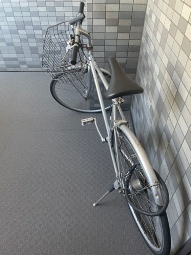 無印良品、自転車、クロモリ、ロードタイプ、内装8段変速、カゴ/ライト/鍵付、整備済、廃版