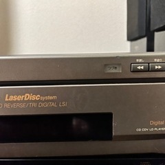 LDプレイヤー＋レーザーディスク6枚セット