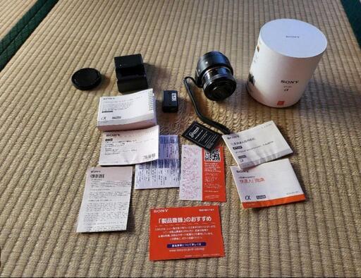 SONY APS-CセンサーILCE-QX1Lレンズスタイルカメラ、バッテリー2個