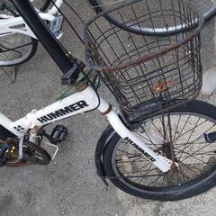 折り畳み自転車 3000円HUMMER 譲ります。