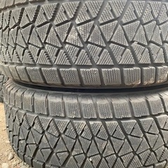 値下げしました　バリ溝　ランクル200系　純正アルミ　スタッドレスタイヤセット　285/60R18 ブリヂストンDM-V2