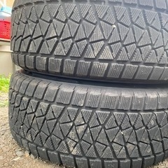 値下げしました　バリ溝　ランクル200系　純正アルミ　スタッドレスタイヤセット　285/60R18 ブリヂストンDM-V2