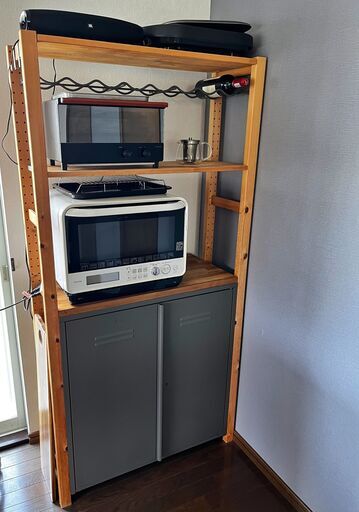 その他 IKEA IVAR shelving unit (with cabinets \u0026 customized features)