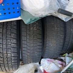 現金特価　価格交渉OK スタッドレスホイール付き4本セット195/65R16中古ダンロップウインターマックスWM02
