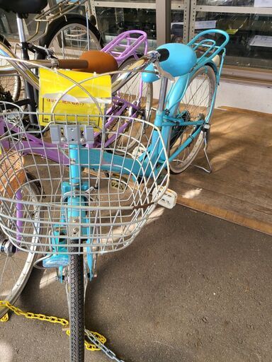☆店頭にて試乗可☆ J4113 キッズ自転車 sweet love ブルー 22インチ 