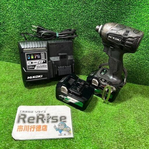HiKOKI WH36DA インパクトドライバー バッテリー2個付き【市川行徳店】【店頭取引限定】【中古】管理番号：ITZ0AHVEZQ1C