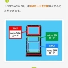 取引終了】OPPO A55s5G