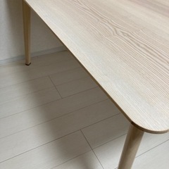受渡者決定】IKEA Original NORDBY ウッドベンチ、テーブル ゴムノキ 