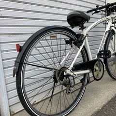 ☆前後タイヤ良品☆  27型　6Sオートシティーサイクル　防犯登録料込‼︎
