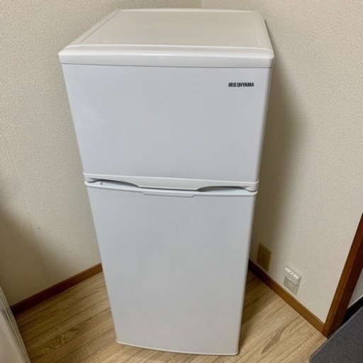 アイリスオーヤマ 2ドア冷蔵庫 AF-118-W 2020年製