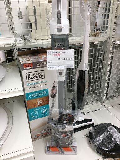 ★ジモティ割あり★ BLACK+DECKER サイクロンクリーナー   23年製 動作確認／クリーニング済み SJ4301