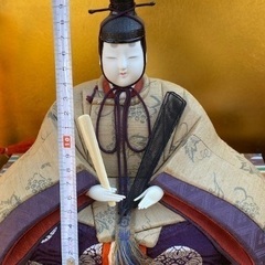 ◎最終お値下げしました‼️ 【断捨離中】伝統的工芸品 真多呂 作「古今人形 古代雛」木目込人形 雛人形 親王飾り 内裏雛 平飾り 三月飾り 日本人形 共箱・付属品（貝桶・燭台）・金屏風・黒塗台付 