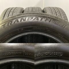 TOYO TRANPATH LuII 225/60R17 17インチ 夏タイヤ 4本 21年製 バリ溝 アルファード ヴェルファイア等 　(TB948) クレジットカード QRコード決済可能 TOYO TRANPATH LuII 225/60R17 17インチ 夏タイヤ 4本 21年製 バリ溝