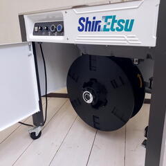 【美品】 信越ファインテック 半自動梱包機 SF-EXS303C 100V 信越ファインテック 半自動梱包機 SF-EXS303C 単相100V PPバンド