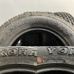 YOKOHAMA GEOLANDAR A/T-S 235/65R17 17インチ スパイクタイヤ 4本 