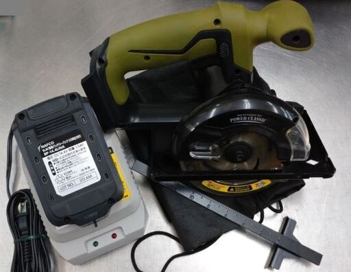 中古品 ナフコ 14.4V充電式丸ノコ DM-14.4LiNA2