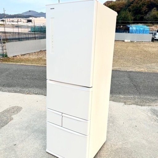 12月3日配送現在！白がステキ♪美品♪TOSHIBA 東芝 自動製氷機付き