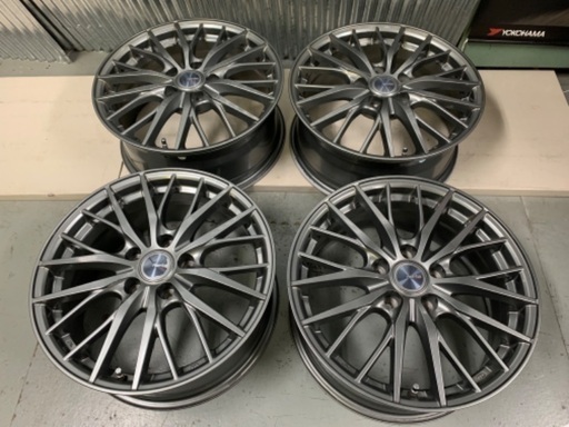 ウェッズ ラブリオン RM01☆17×7J5H114.3＋48エスティマヴェゼル  