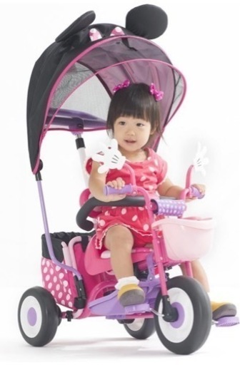 ミニちゃんサンシェード付き　三輪車