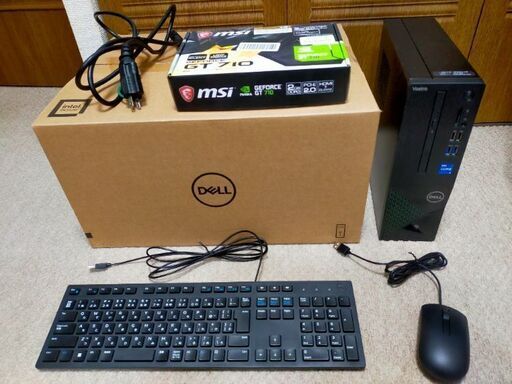 新古品　グラボ・メモリ増設済　2023年モデルDELLデスクトップ　Vostro 3020 SFF　i5-13400 10コア16スレッド　最大5画面可能　FX・株式投資・事務用に　Windows11Home