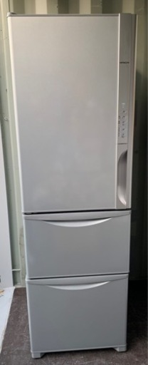 日立 冷蔵庫 2016年製 R-K320GVL 315L 3ドア 真空チルドルーム 二人暮らし 家族用