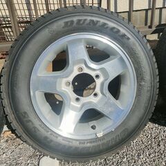 値下げ！ジムニーJB23アルミホイールセット４本DUNLOP GRANDTREK SJ5 175/80R16