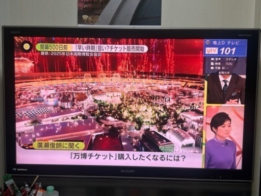 SHARP AQUOS 46型テレビ