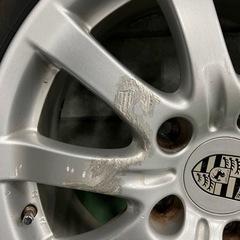 ポルシェ カイエン957純正17インチホイールタイヤ付き