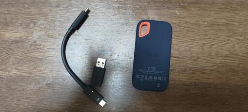 本日限定、お値下げしました。　SanDisk 外付けSSD 2TB
