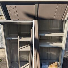 【配送出来ます】田久保 小型物置 GP155シリーズ 腐食 錆無し 鍵有り（近くなら配送も可能です）