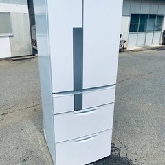 ET1765番⭐️605L⭐️三菱ノンフロン冷凍冷蔵⭐️ワンピース 