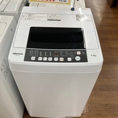 ハイセンス　5.5キロ　全自動洗濯機　（12-1）